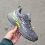 اسکیچرز رانینگ طوسی سبز مردانه 984098